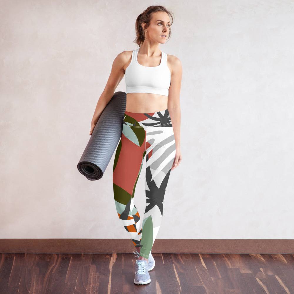 Yoga Leggings/Tropical - Enet Images