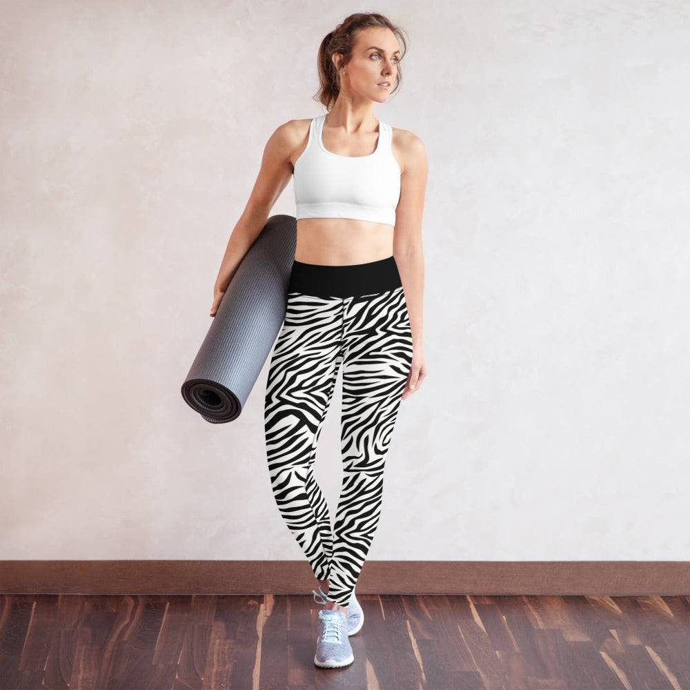 Yoga Leggings/Zebra - Enet Images