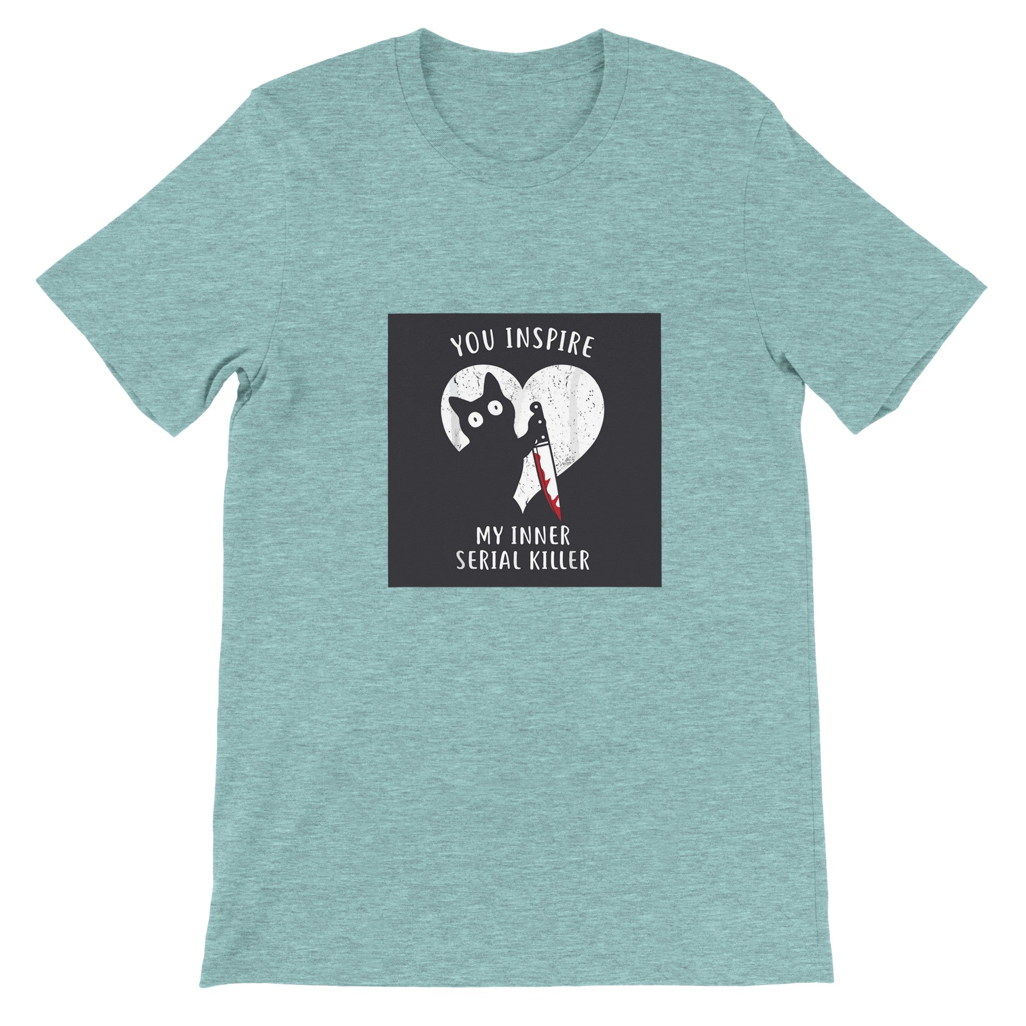 Budget Unisex Crewneck T-shirt/My-Inner-Serial-Killer - Enet Images