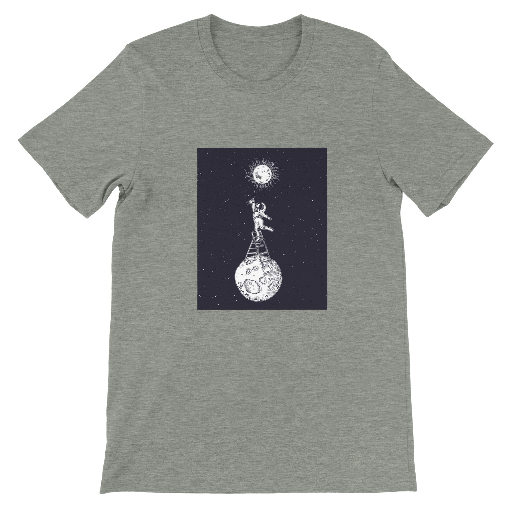 Budget Unisex Crewneck T-shirt/Astronaut-Sun - Enet Images