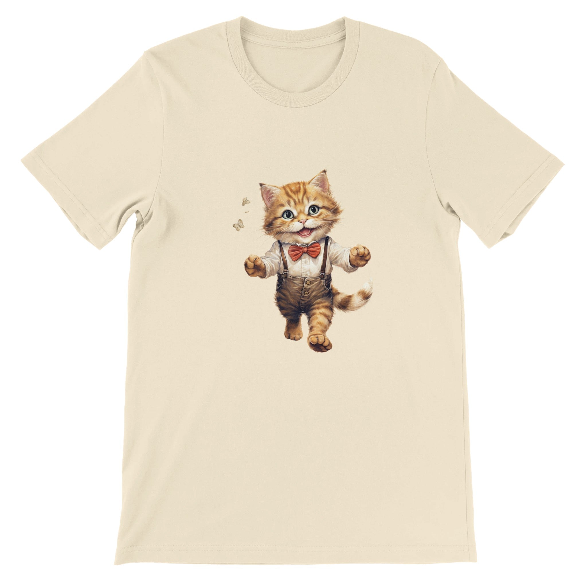 Budget Unisex Crewneck T-shirt/Mr-Cat - Enet Images