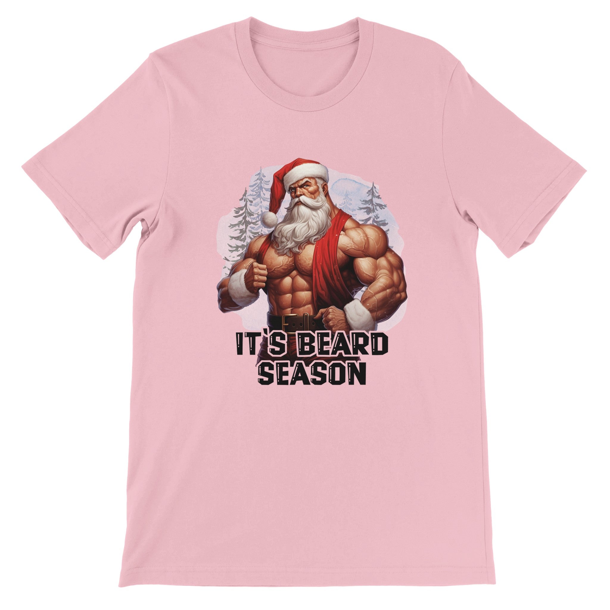 Budget Unisex Crewneck T-shirt/It's-Beard-Season - Enet Images