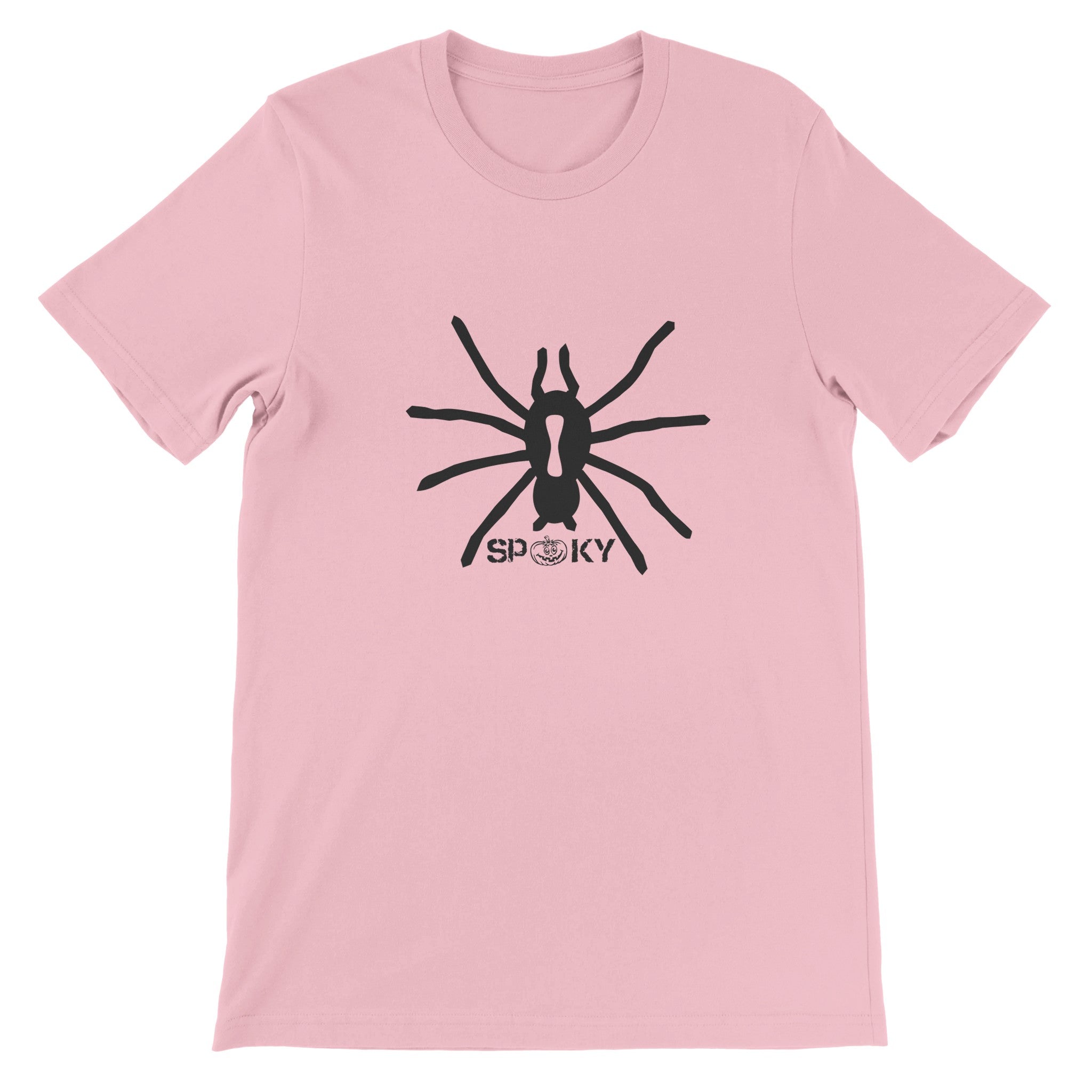 Budget Unisex Crewneck T-shirt/Spooky-Spider - Enet Images