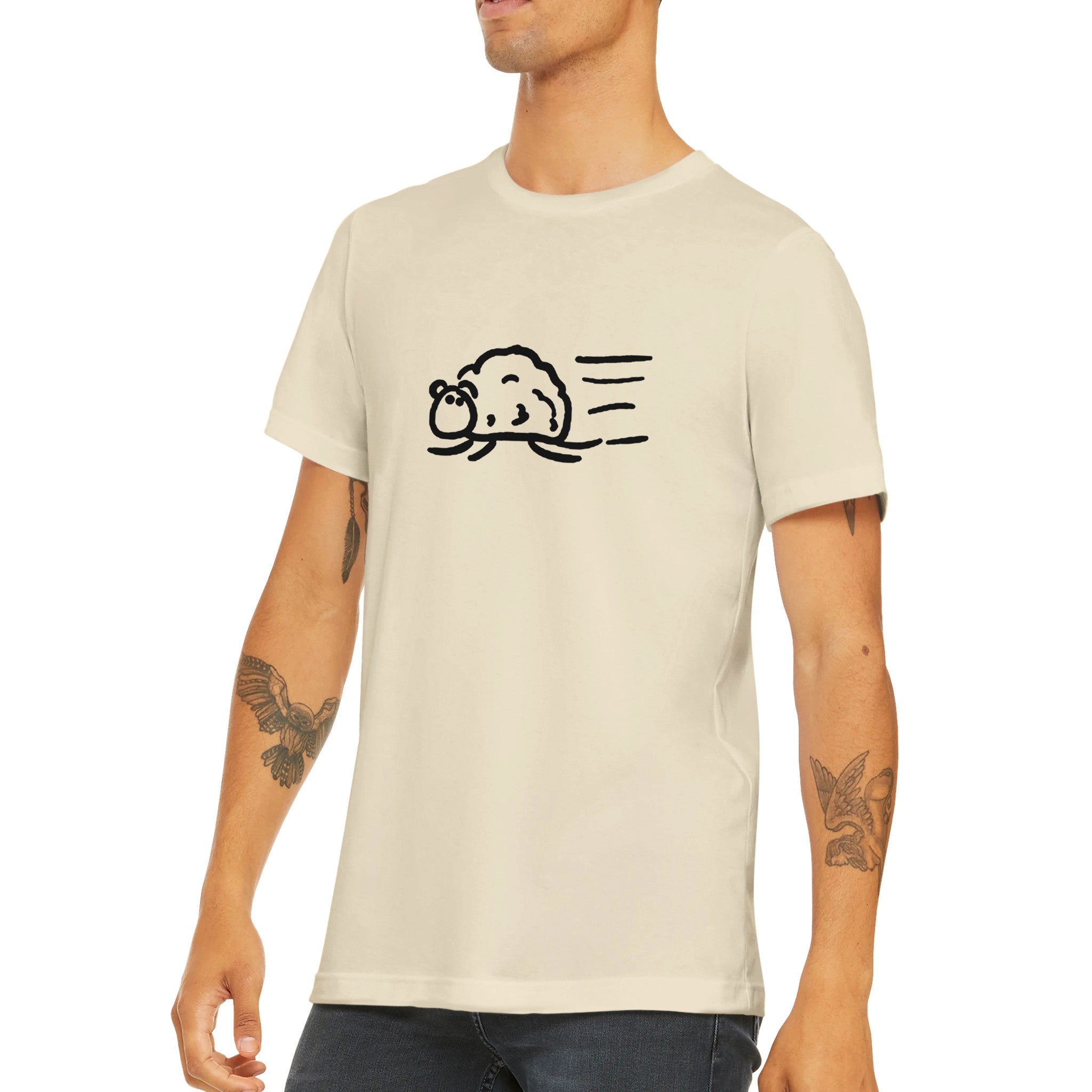 Budget Unisex Crewneck T-shirt/Sheep-Run - Enet Images