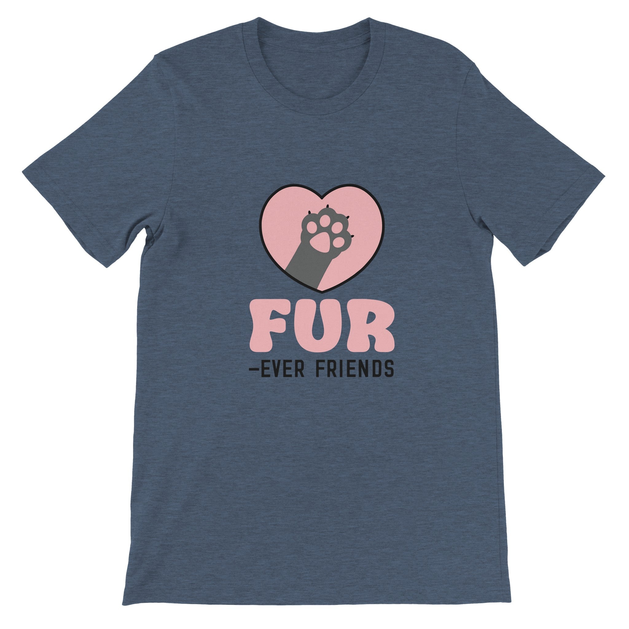 Budget Unisex Crewneck T-shirt/Fur-Ever-Friends - Enet Images