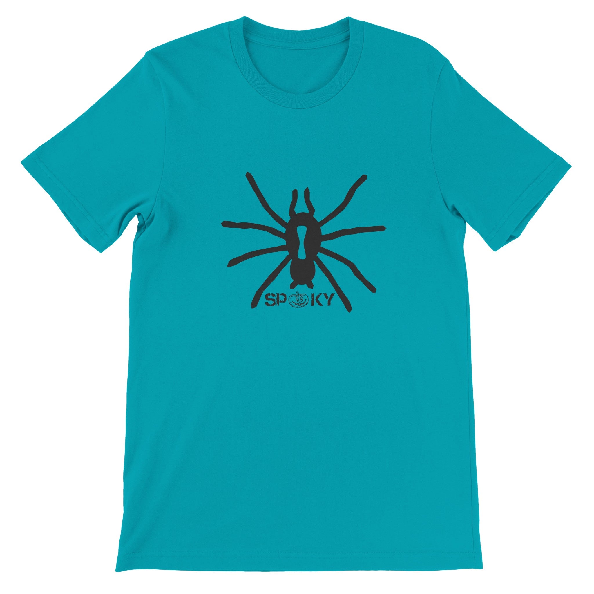 Budget Unisex Crewneck T-shirt/Spooky-Spider - Enet Images