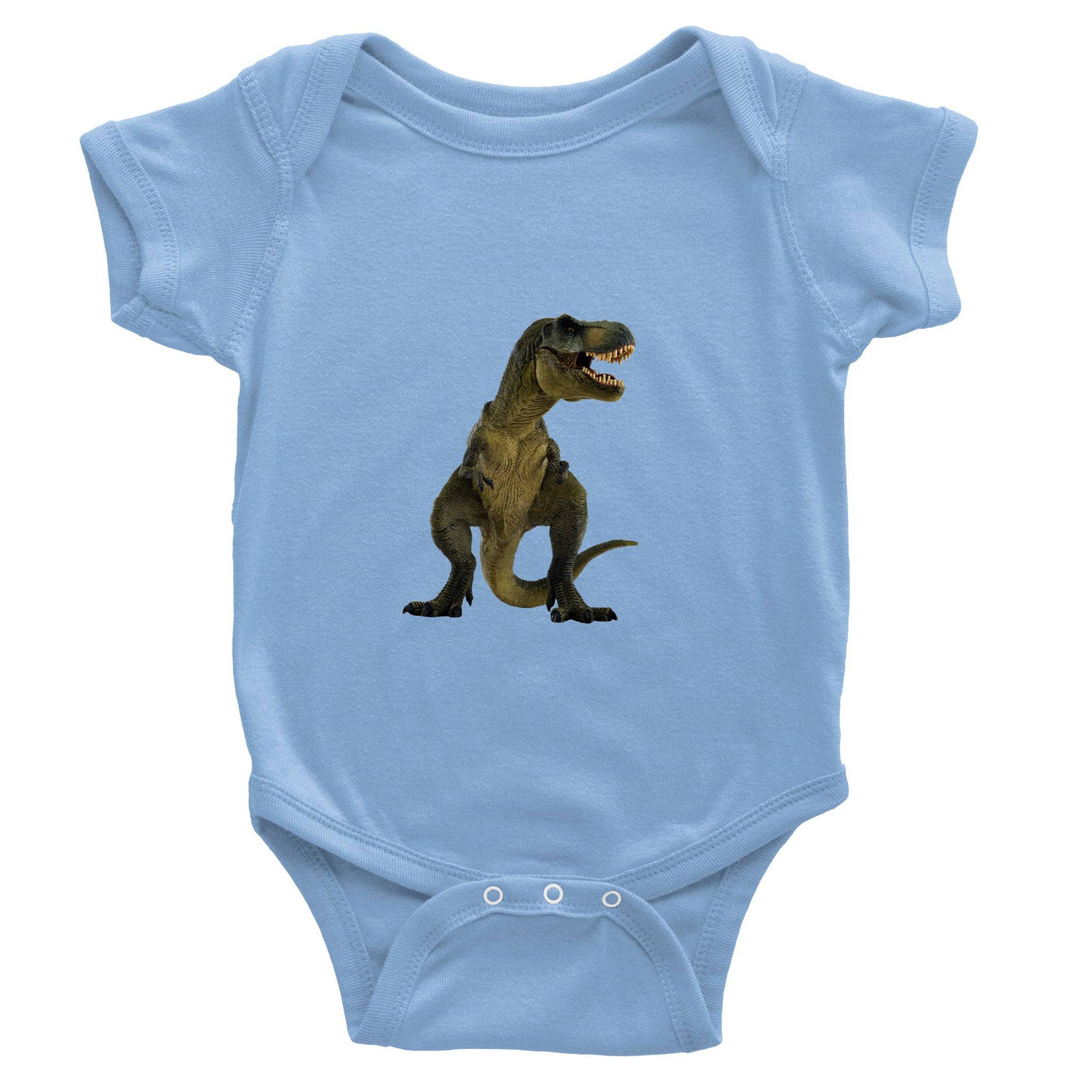 Organic cotton baby bodysuit/Dinosaur - Classic - Enet Images