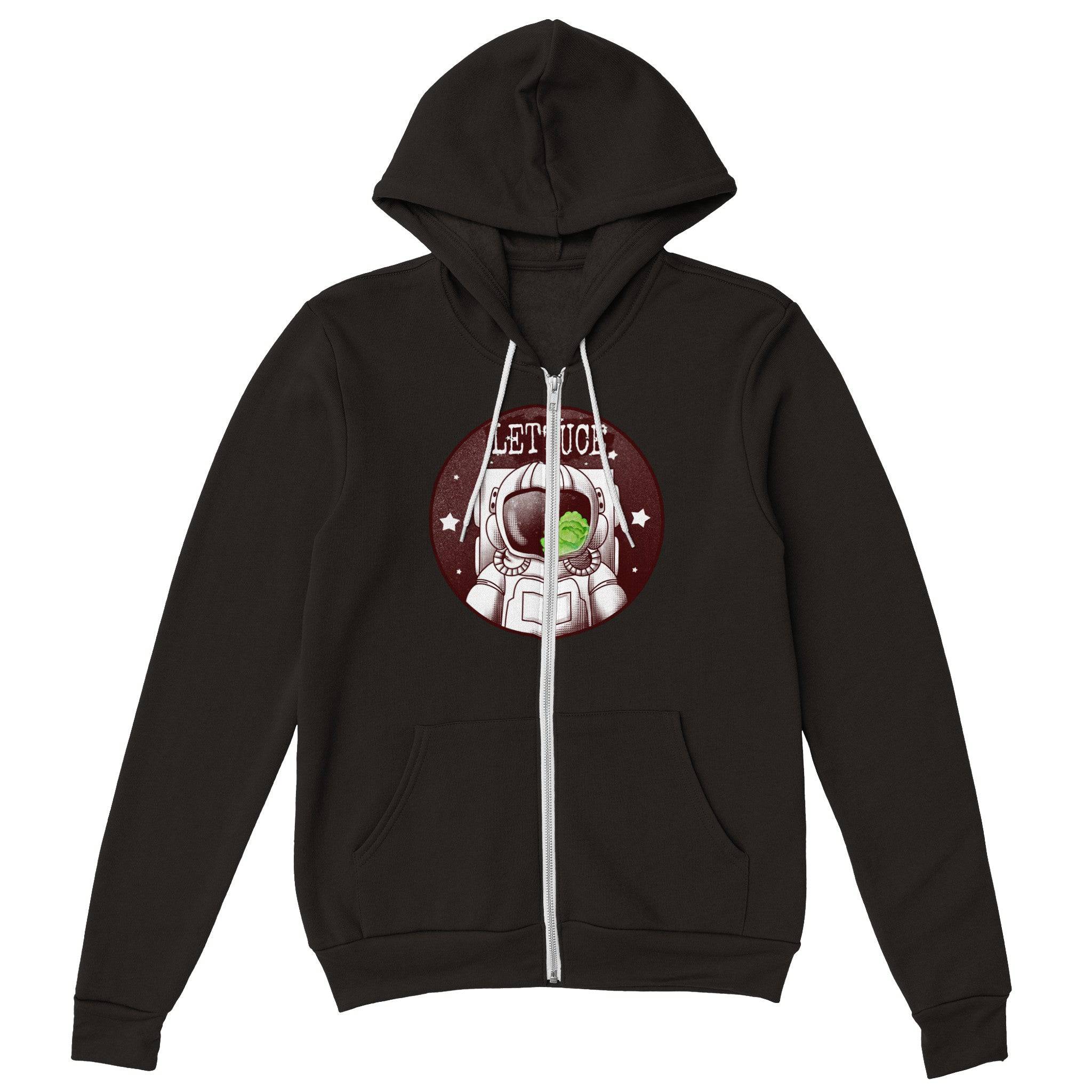 Premium Unisex Zip Hoodies/Astronaut-Lettuce - Enet Images