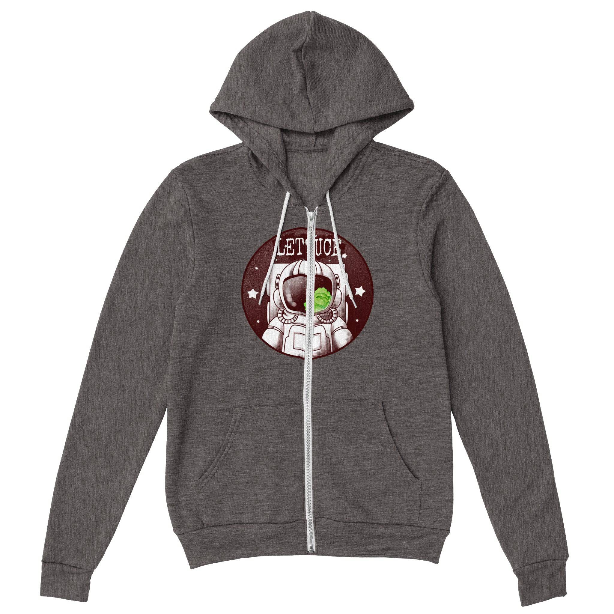 Premium Unisex Zip Hoodies/Astronaut-Lettuce - Enet Images