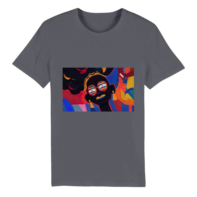 100% Organic Unisex T-shirt/Abstract-Afro - Enet Images