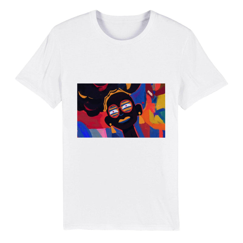 100% Organic Unisex T-shirt/Abstract-Afro - Enet Images