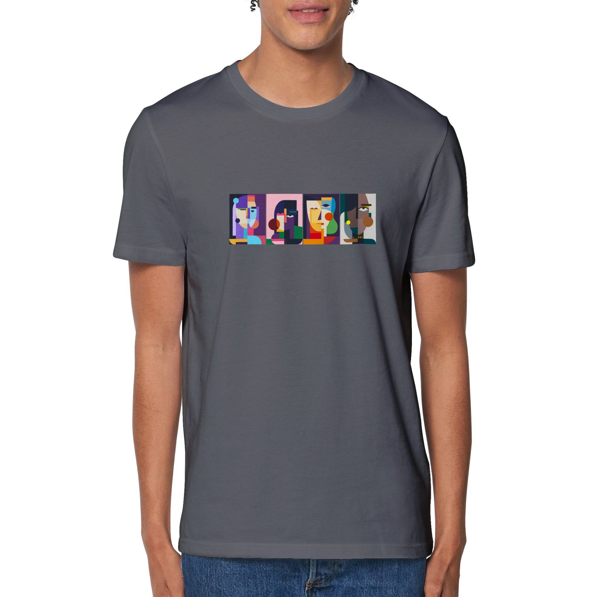 100% Organic Unisex T-shirt/Abstract-Art - Enet Images