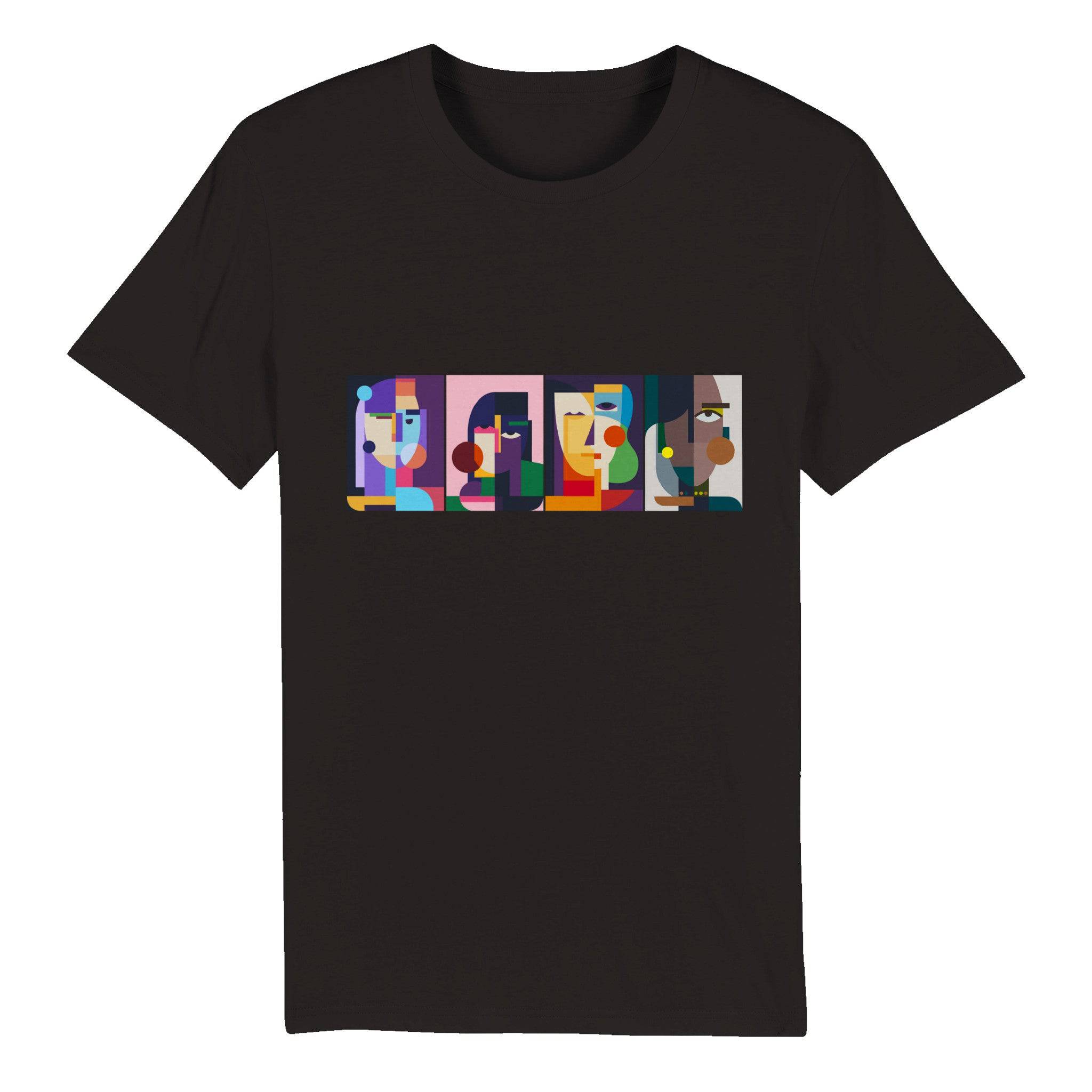 100% Organic Unisex T-shirt/Abstract-Art - Enet Images