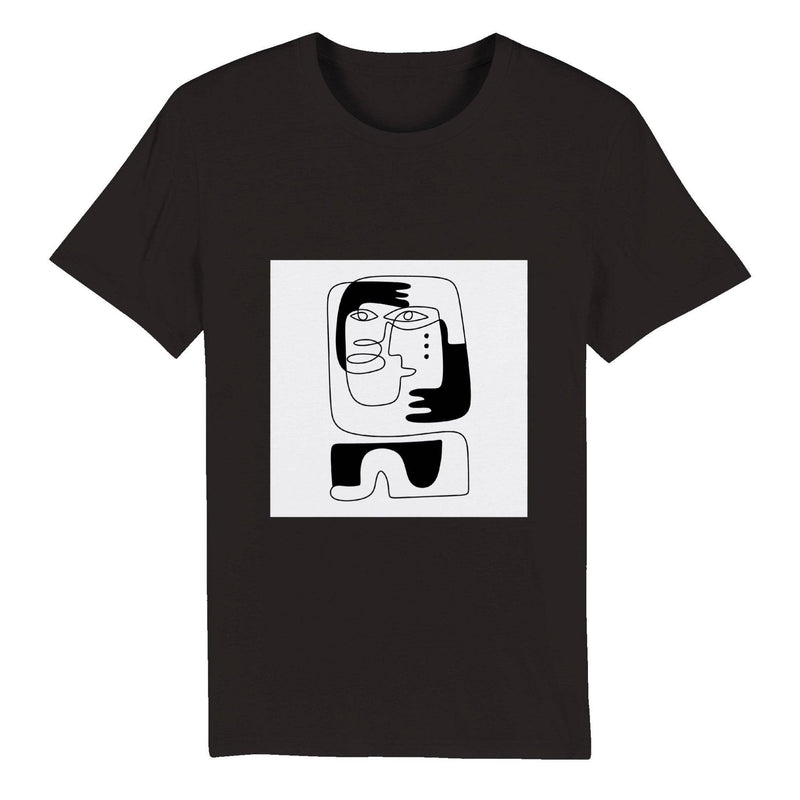 100% Organic Unisex T-shirt/Abstract-Love - Enet Images