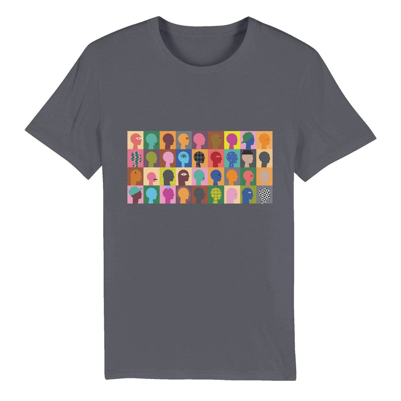 100% Organic Unisex T-shirt/Abstract-People - Enet Images