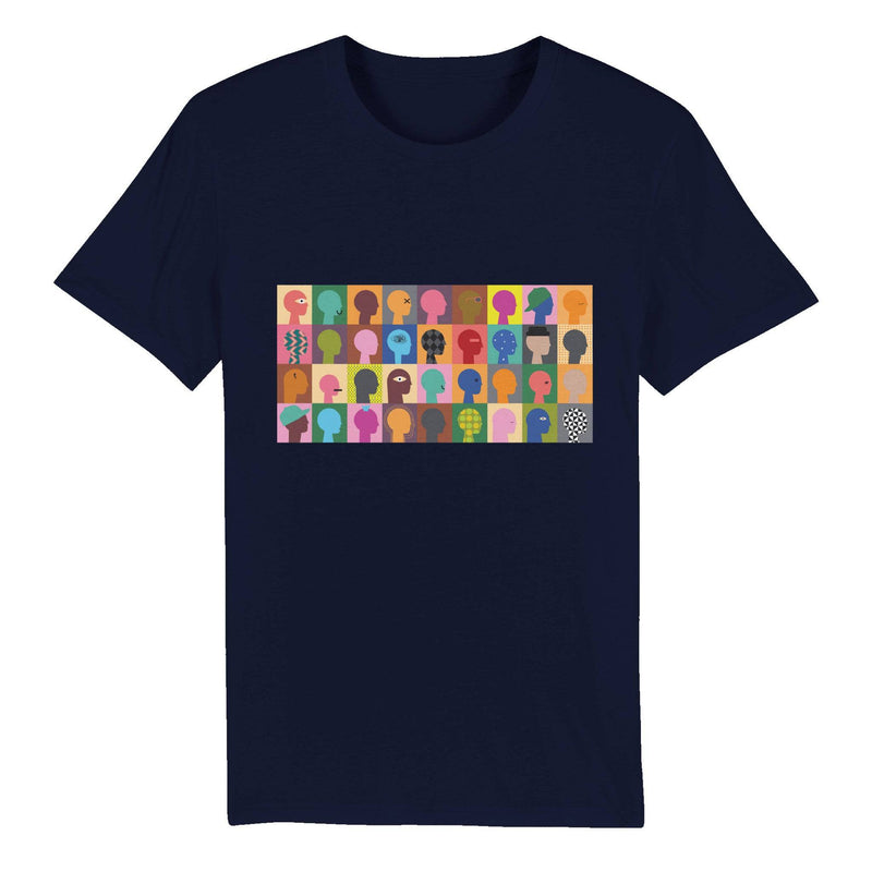 100% Organic Unisex T-shirt/Abstract-People - Enet Images