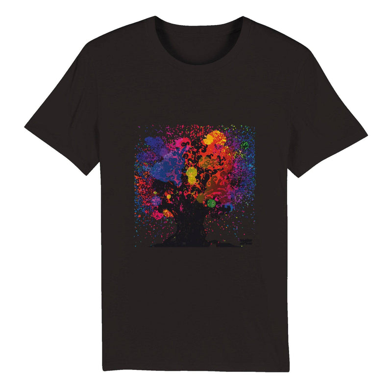 100% Organic Unisex T-shirt/Abstract-Tree - Enet Images