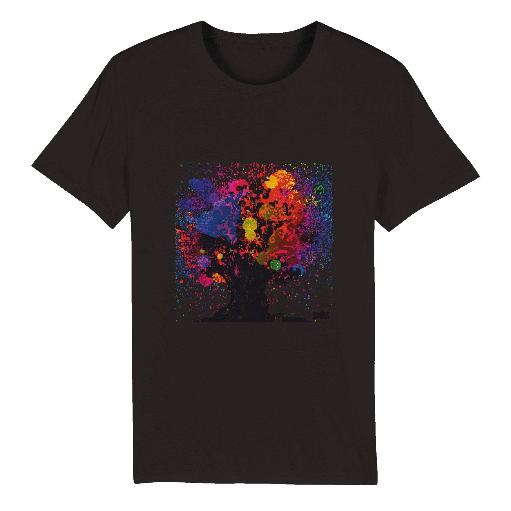 100% Organic Unisex T-shirt/Abstract-Tree - Enet Images