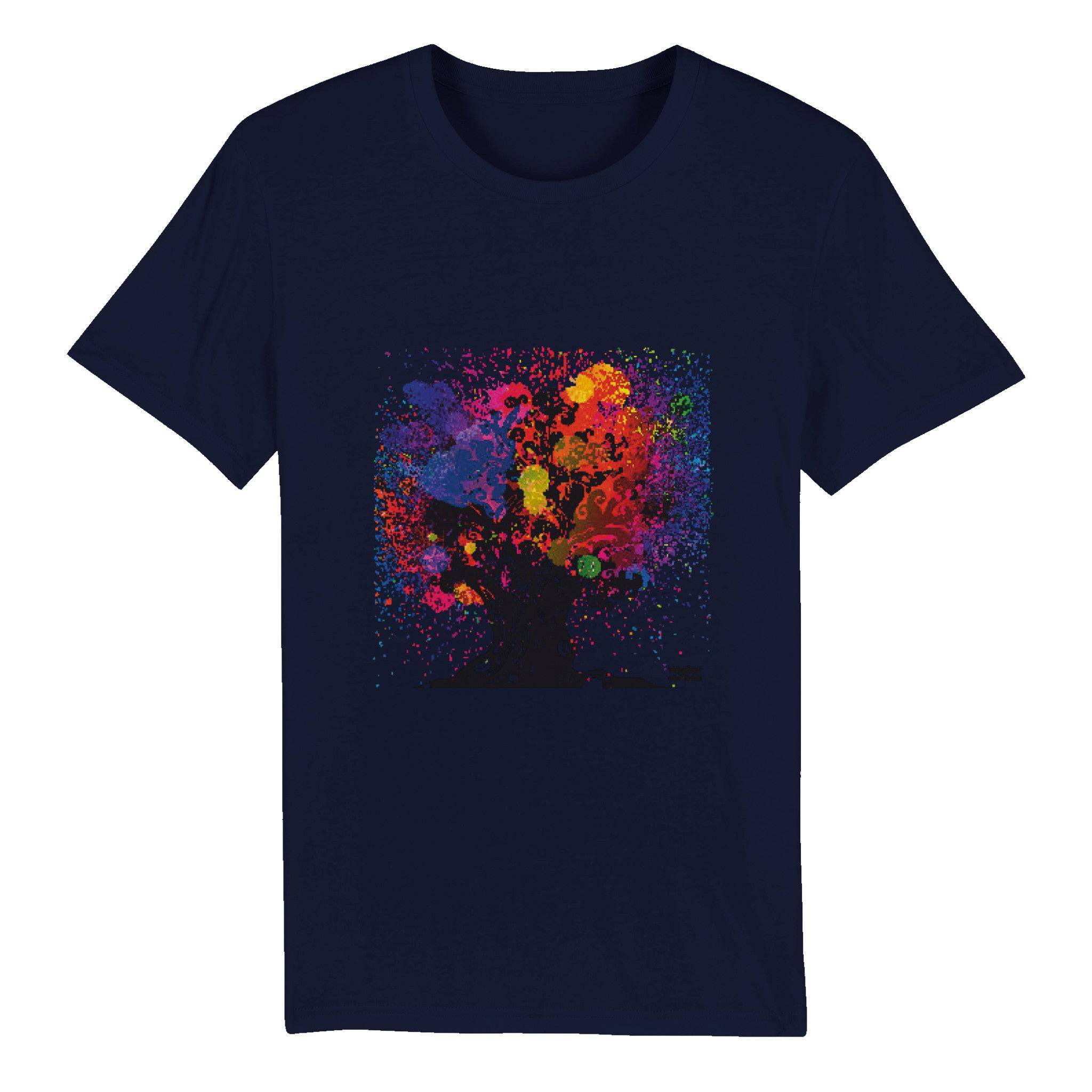 100% Organic Unisex T-shirt/Abstract-Tree - Enet Images