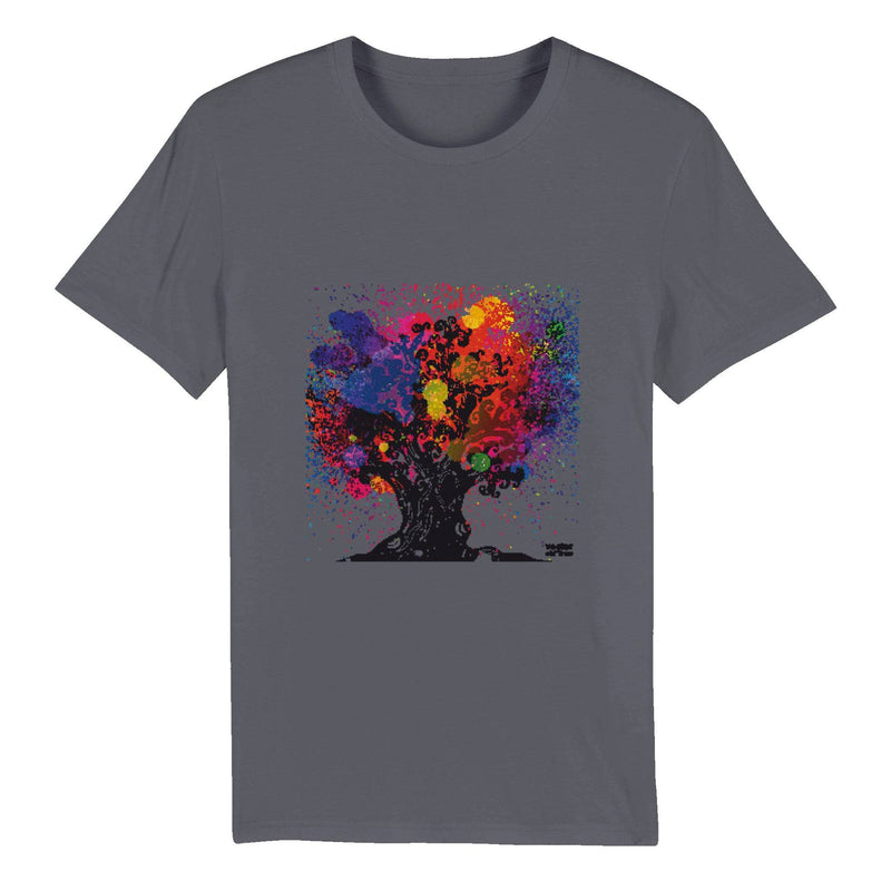 100% Organic Unisex T-shirt/Abstract-Tree - Enet Images