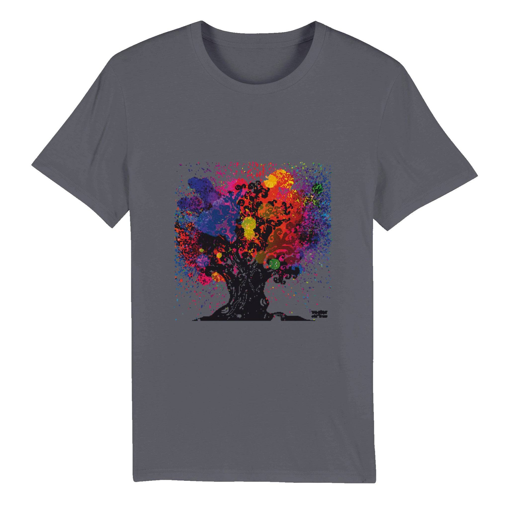 100% Organic Unisex T-shirt/Abstract-Tree - Enet Images