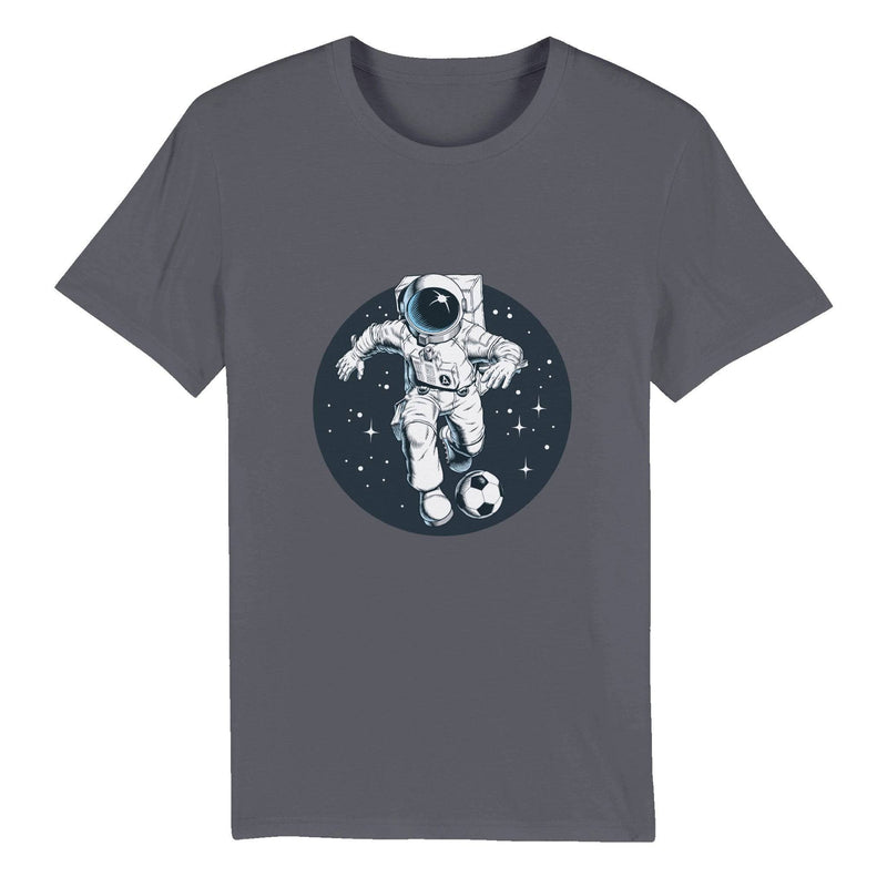 100% Organic Unisex T-shirt/Astronaut-Football - Enet Images