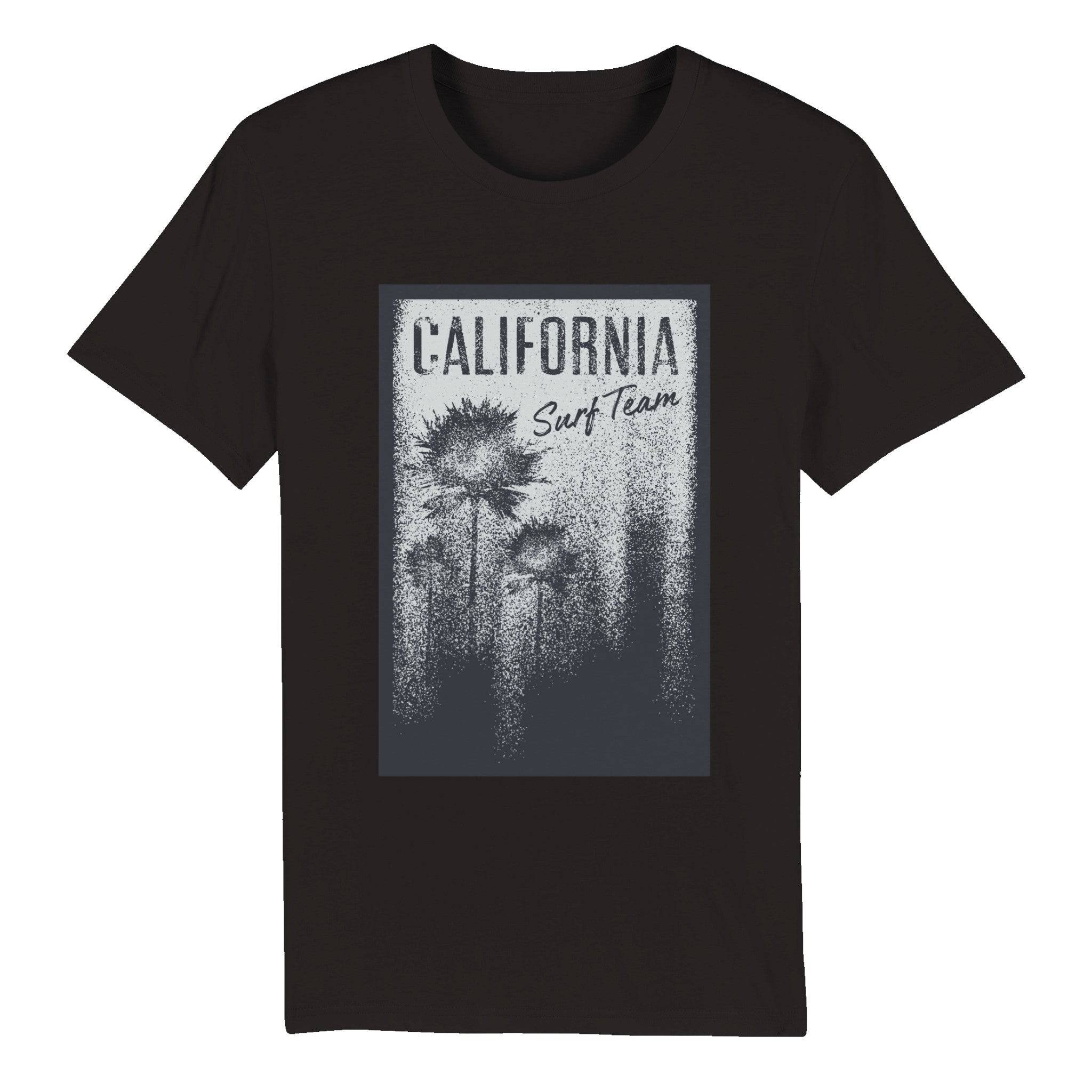 100% Organic Unisex T-shirt-California-Surf-team - Enet Images