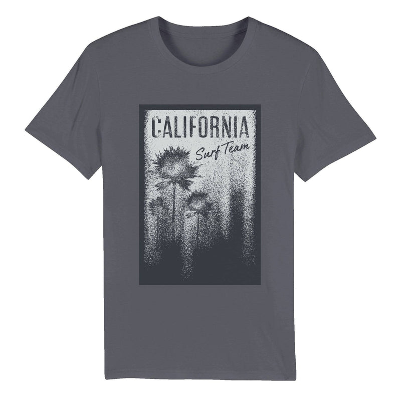 100% Organic Unisex T-shirt-California-Surf-team - Enet Images