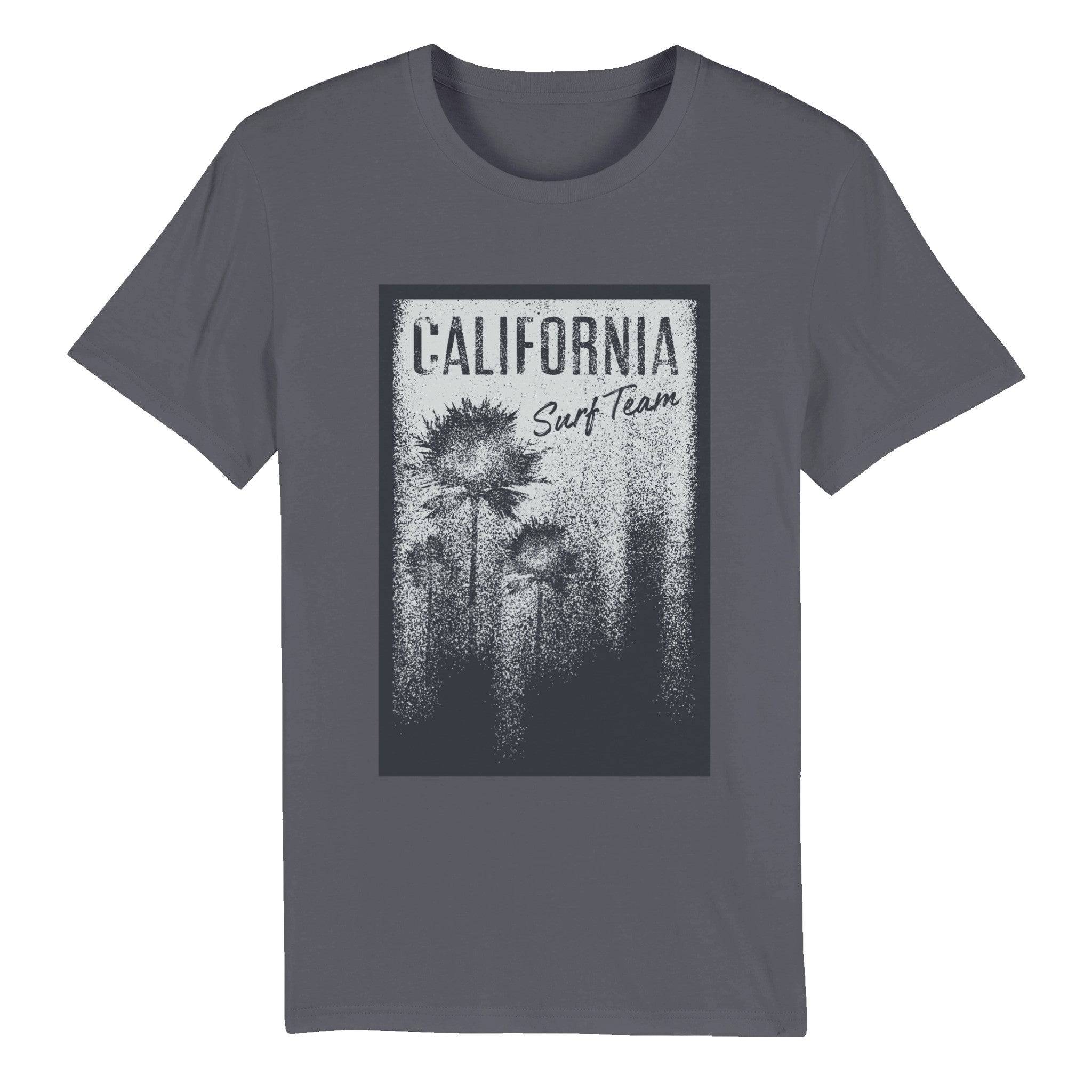 100% Organic Unisex T-shirt-California-Surf-team - Enet Images
