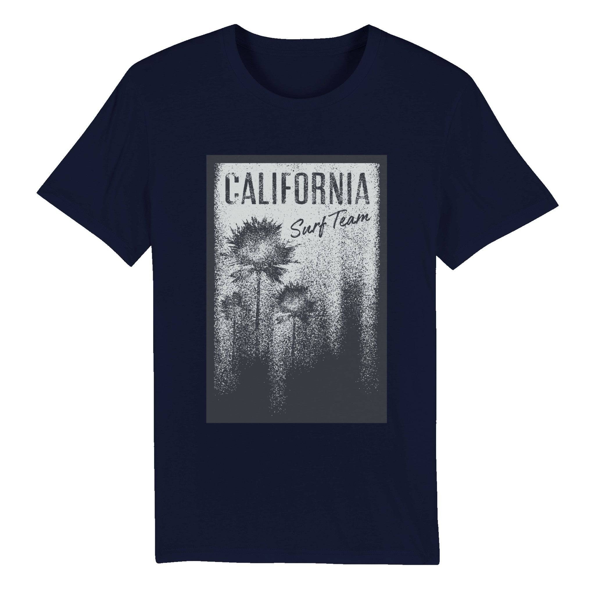 100% Organic Unisex T-shirt-California-Surf-team - Enet Images