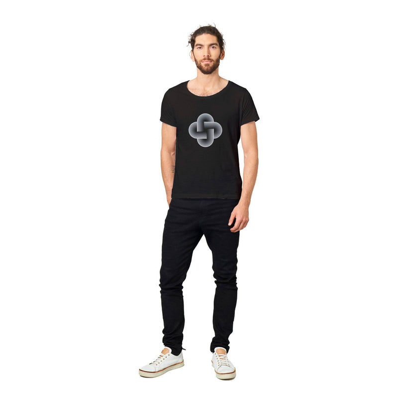 100% Organic Unisex T-shirt/Cross-Digital - Enet Images