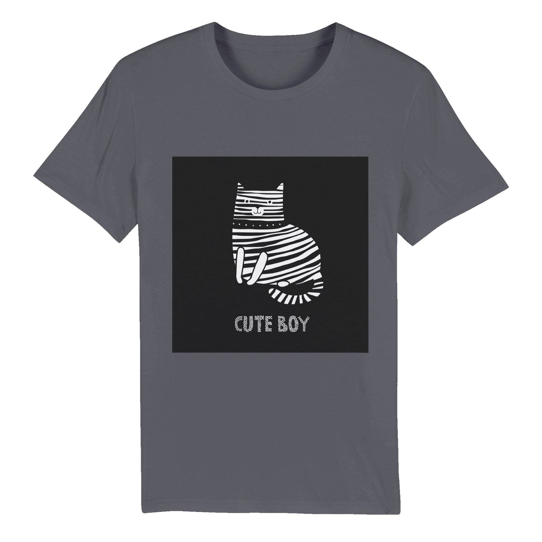 100% Organic Unisex T-shirt/Cute-Boy - Enet Images