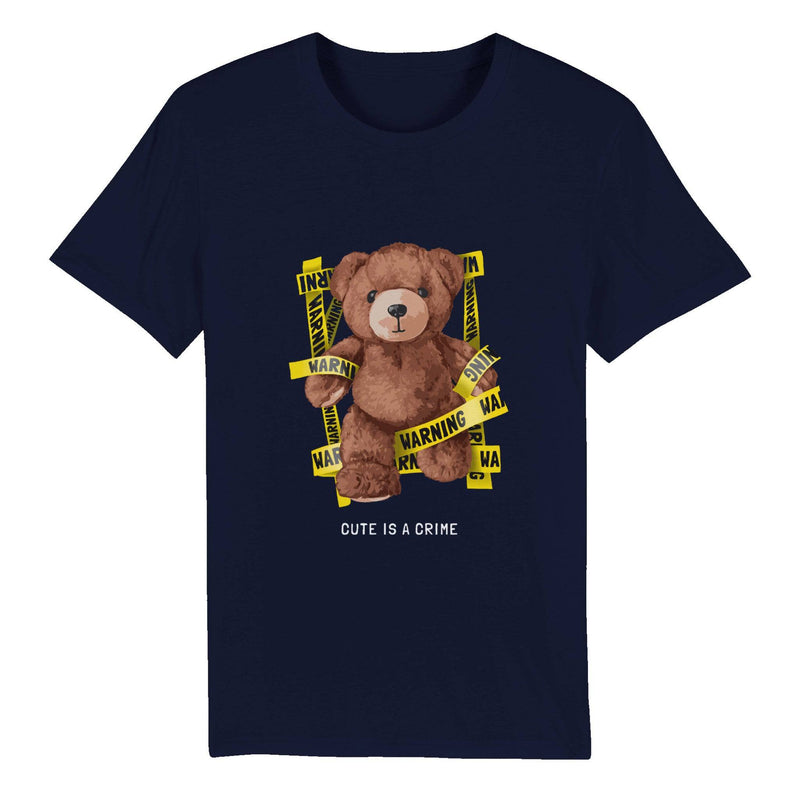 100% Organic Unisex T-shirt/Cute-Is-A-Crime - Enet Images