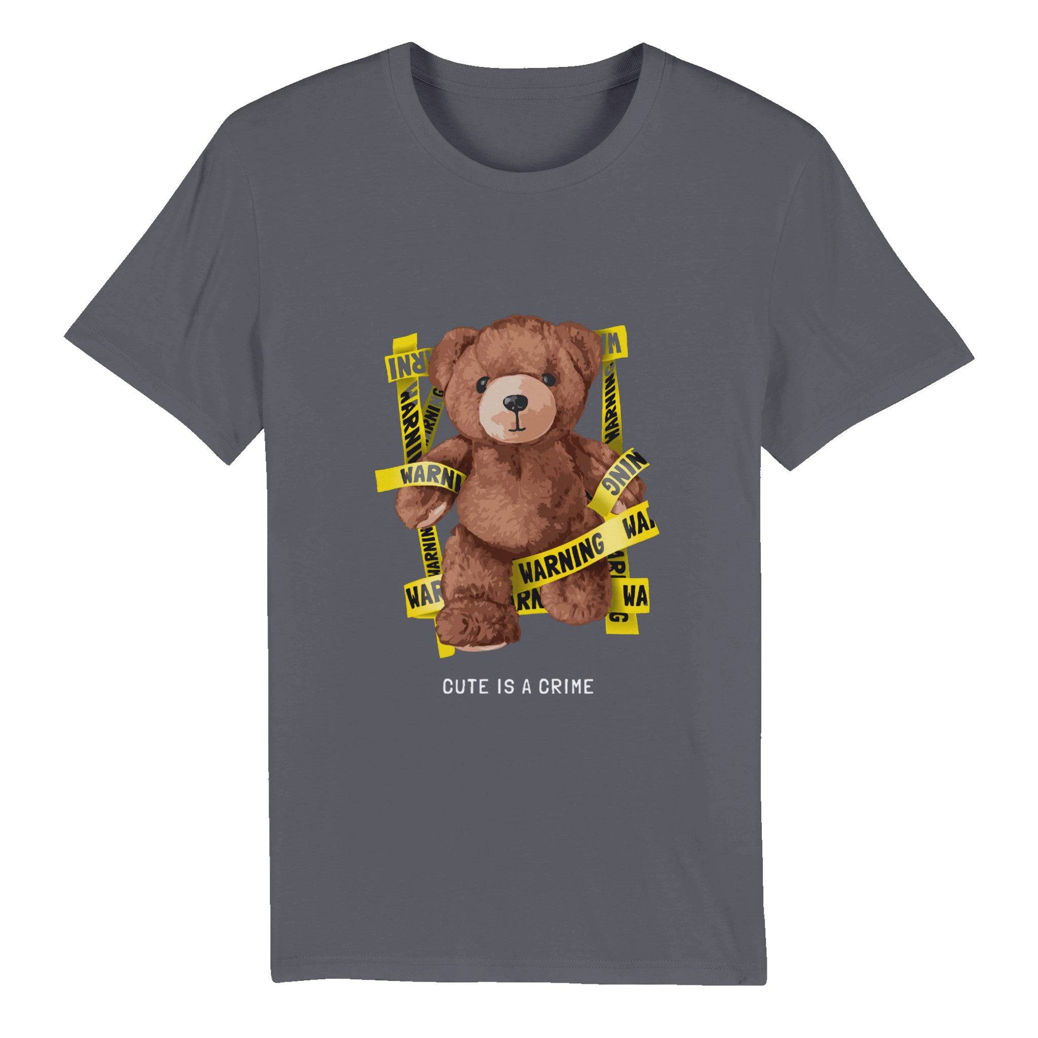 100% Organic Unisex T-shirt/Cute-Is-A-Crime - Enet Images