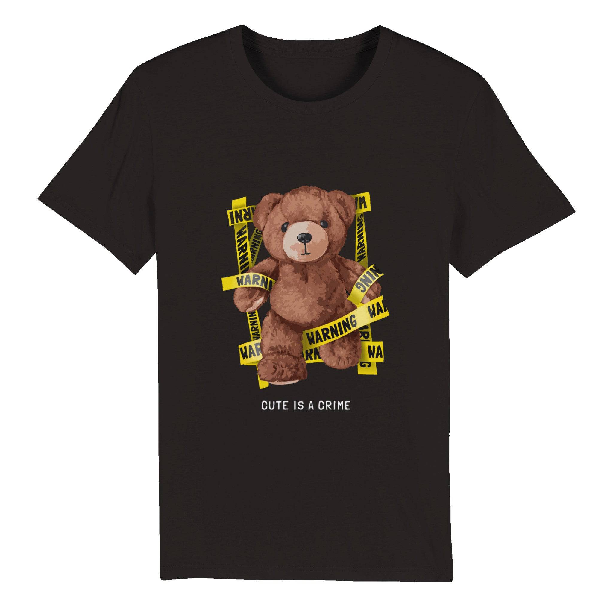 100% Organic Unisex T-shirt/Cute-Is-A-Crime - Enet Images