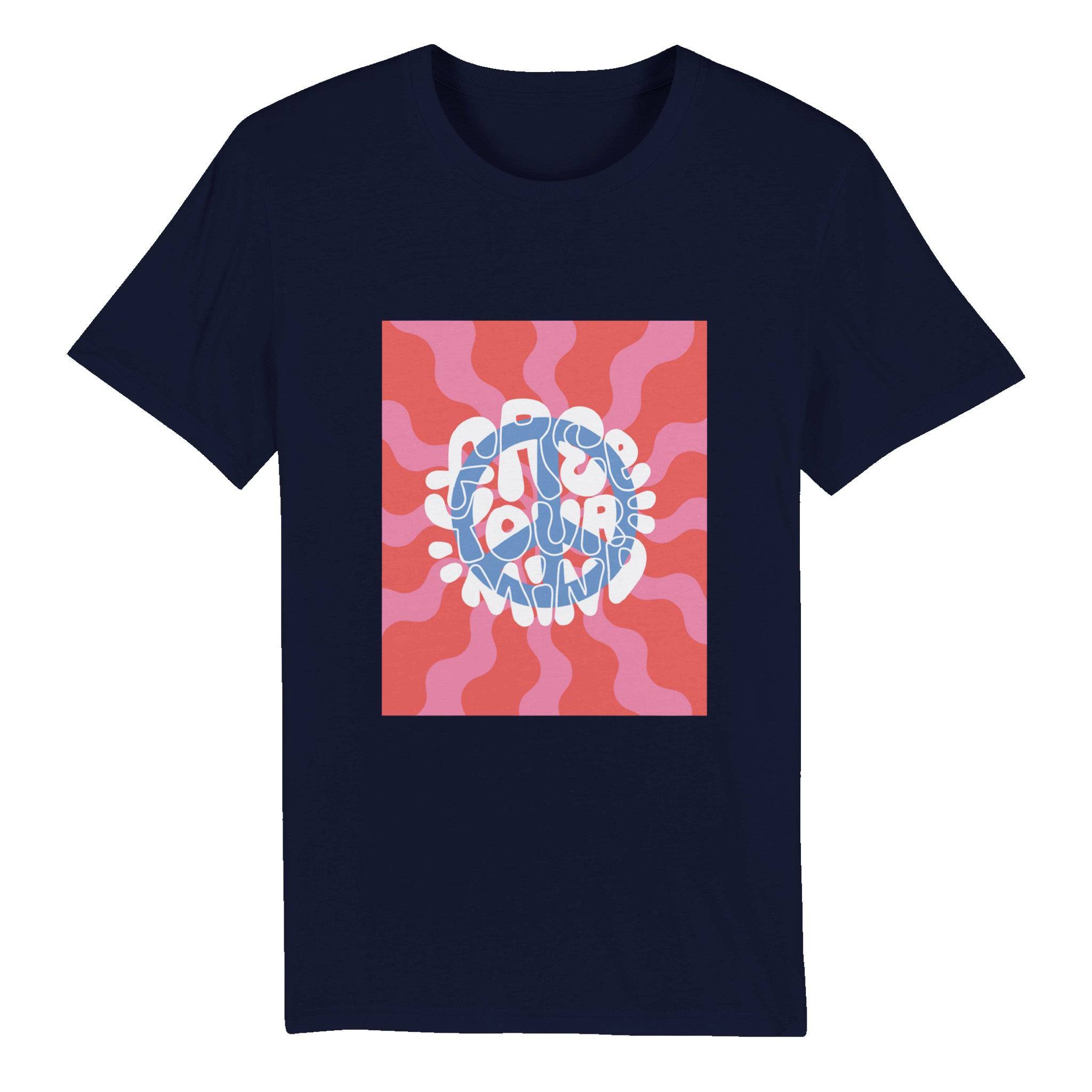 100% Organic Unisex T-shirt/Free-Your-Mind - Enet Images