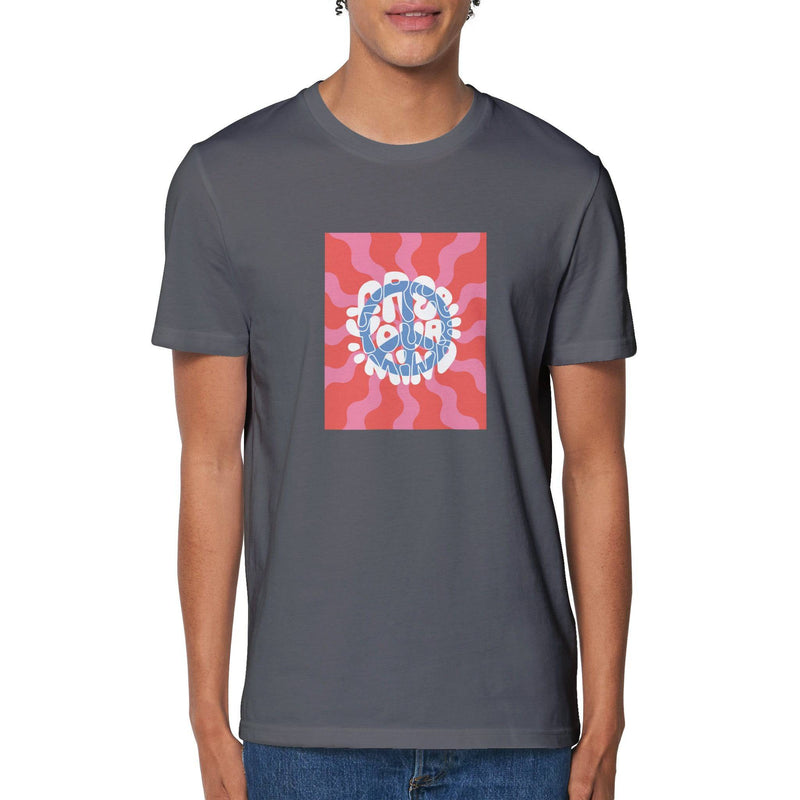 100% Organic Unisex T-shirt/Free-Your-Mind - Enet Images