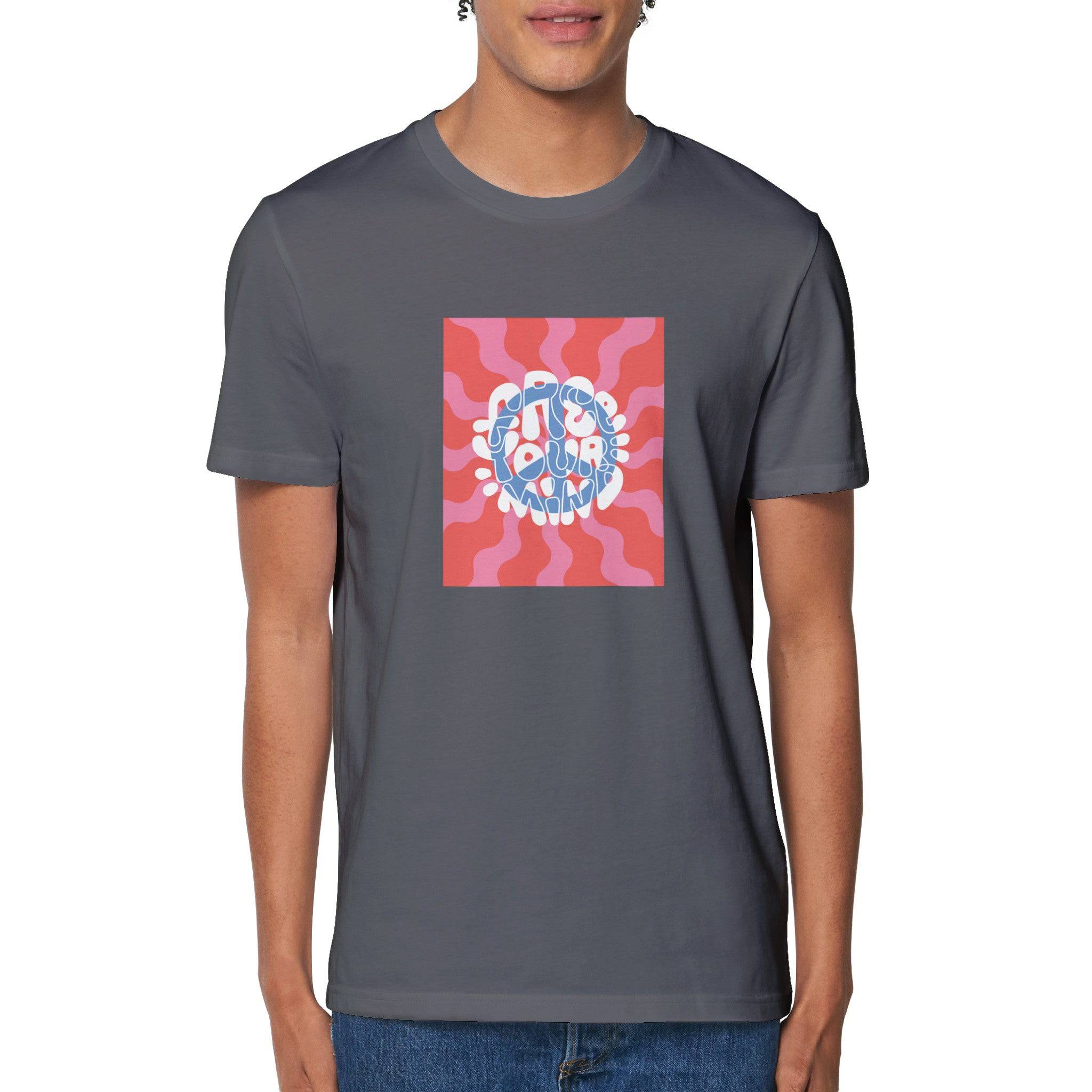100% Organic Unisex T-shirt/Free-Your-Mind - Enet Images