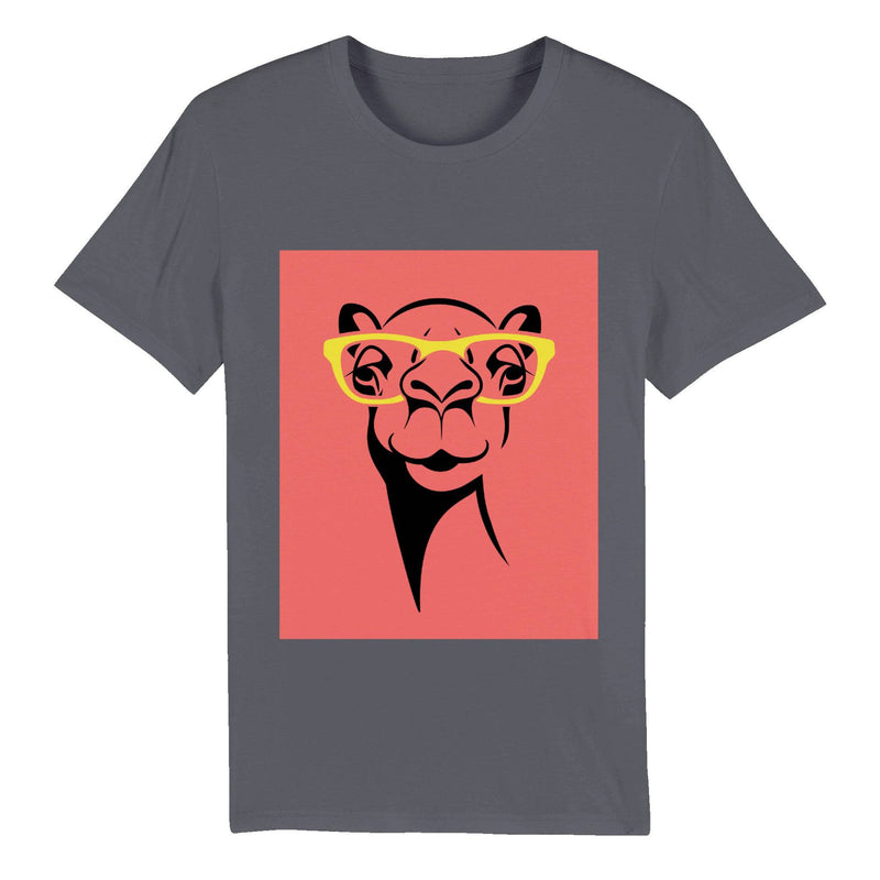 100% Organic Unisex T-shirt/Giraffe-Glasses - Enet Images