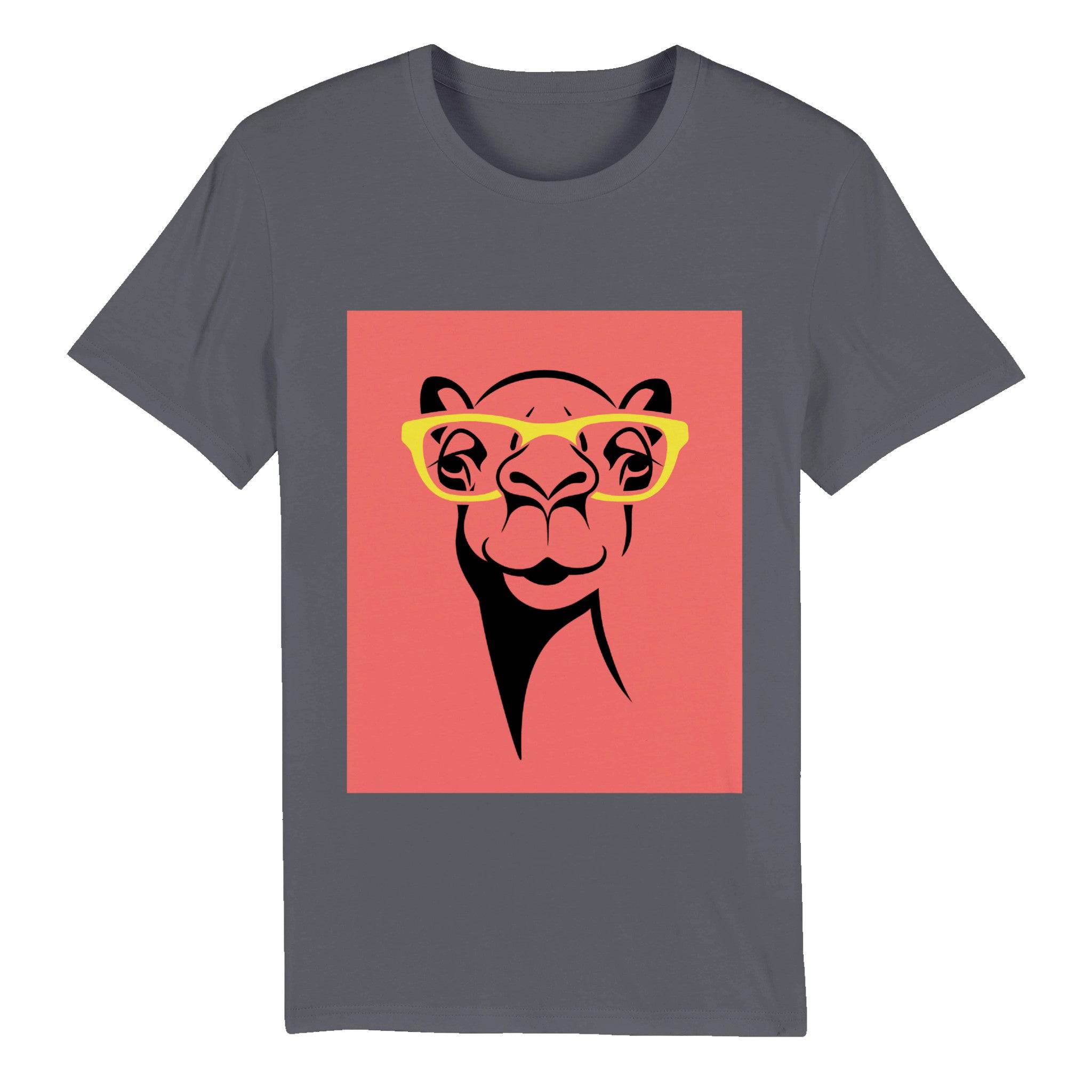 100% Organic Unisex T-shirt/Giraffe-Glasses - Enet Images