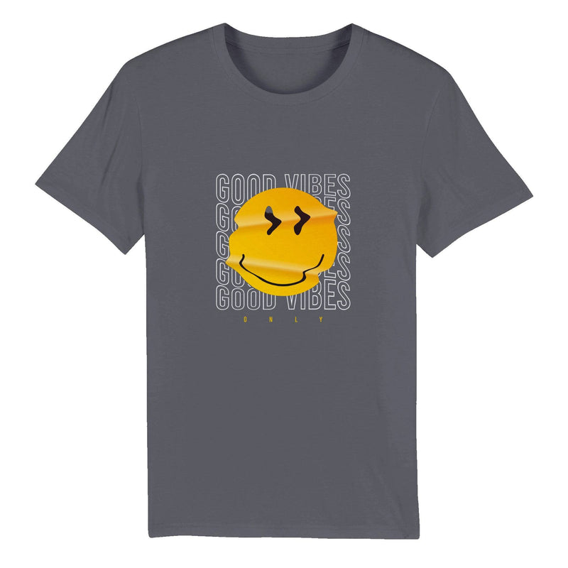 100% Organic Unisex T-shirt/Good-Vibes-Only - Enet Images