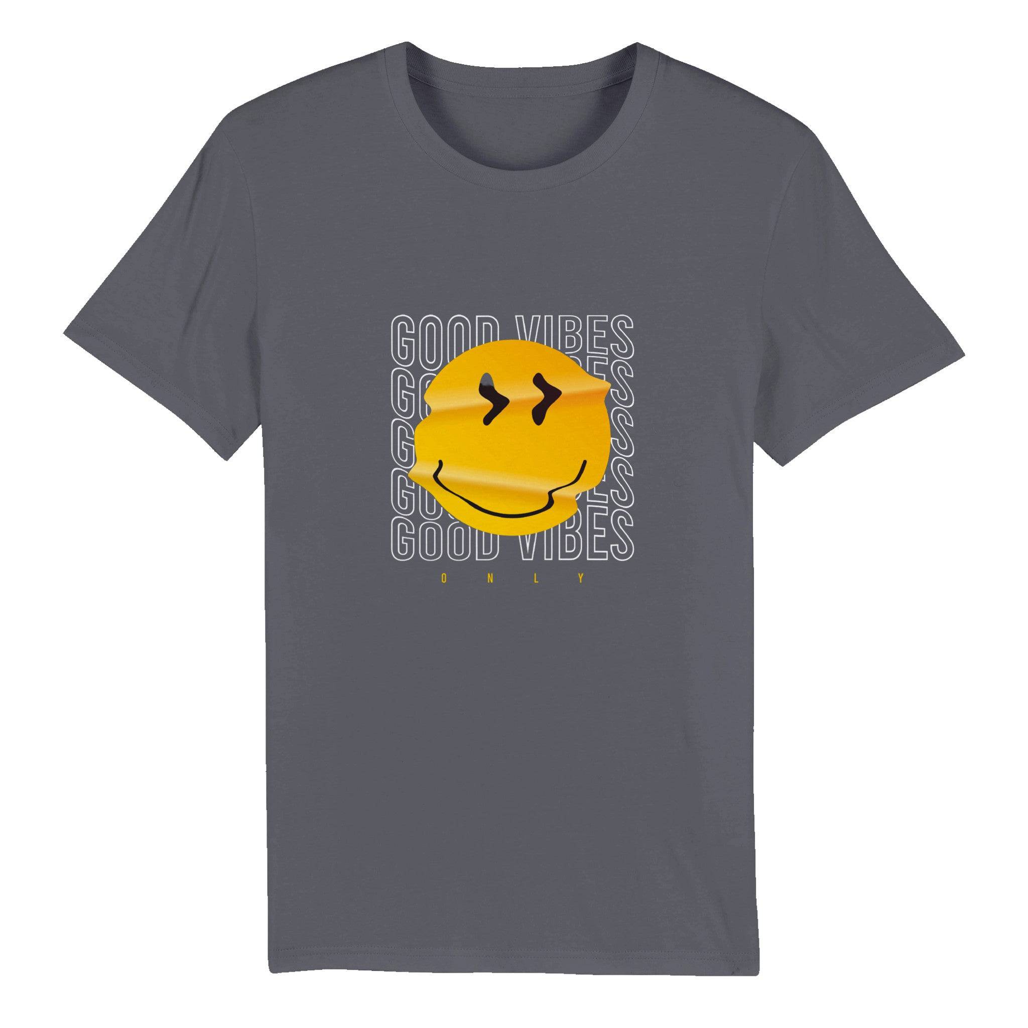 100% Organic Unisex T-shirt/Good-Vibes-Only - Enet Images