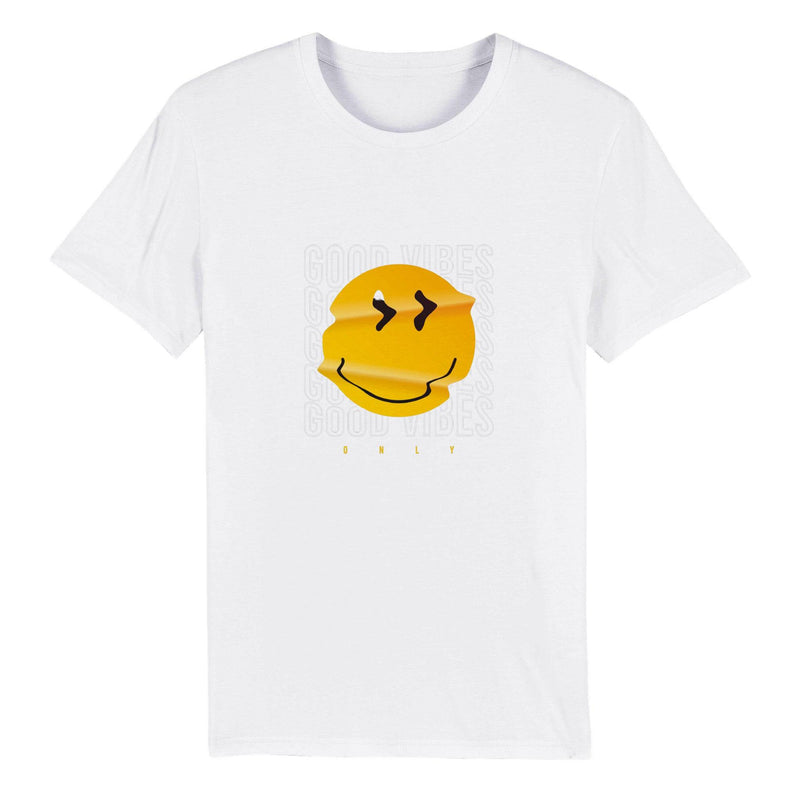100% Organic Unisex T-shirt/Good-Vibes-Only - Enet Images