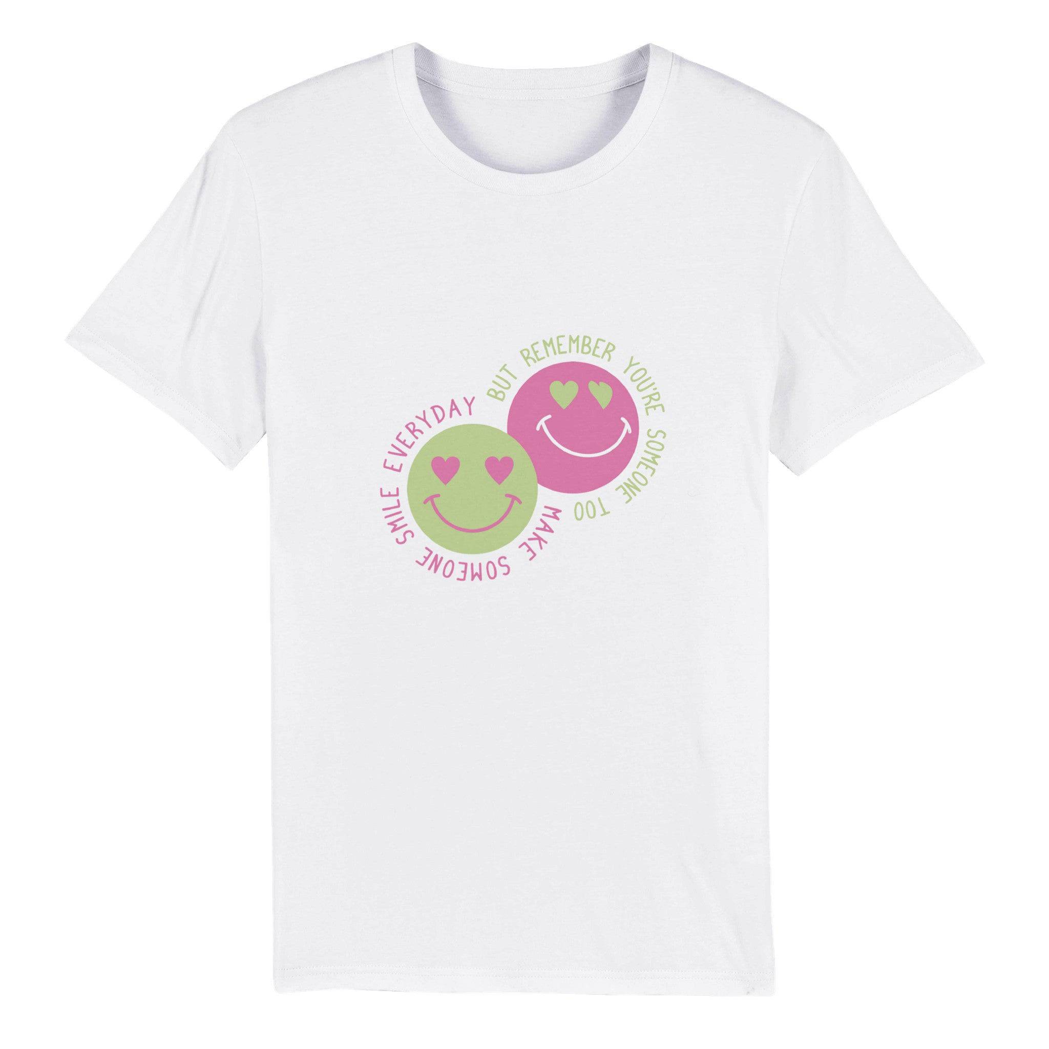 100% Organic Unisex T-shirt/Make-Someone-Smile - Enet Images