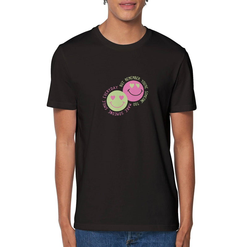 100% Organic Unisex T-shirt/Make-Someone-Smile - Enet Images