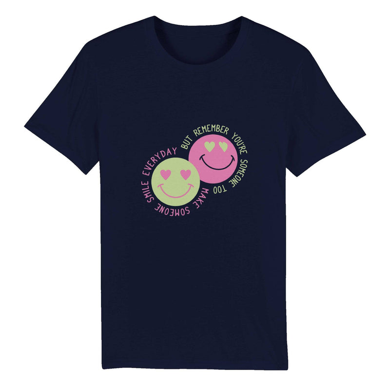 100% Organic Unisex T-shirt/Make-Someone-Smile - Enet Images