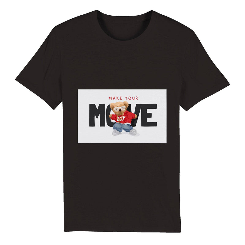 100% Organic Unisex T-shirt/Make-Your-Move - Enet Images