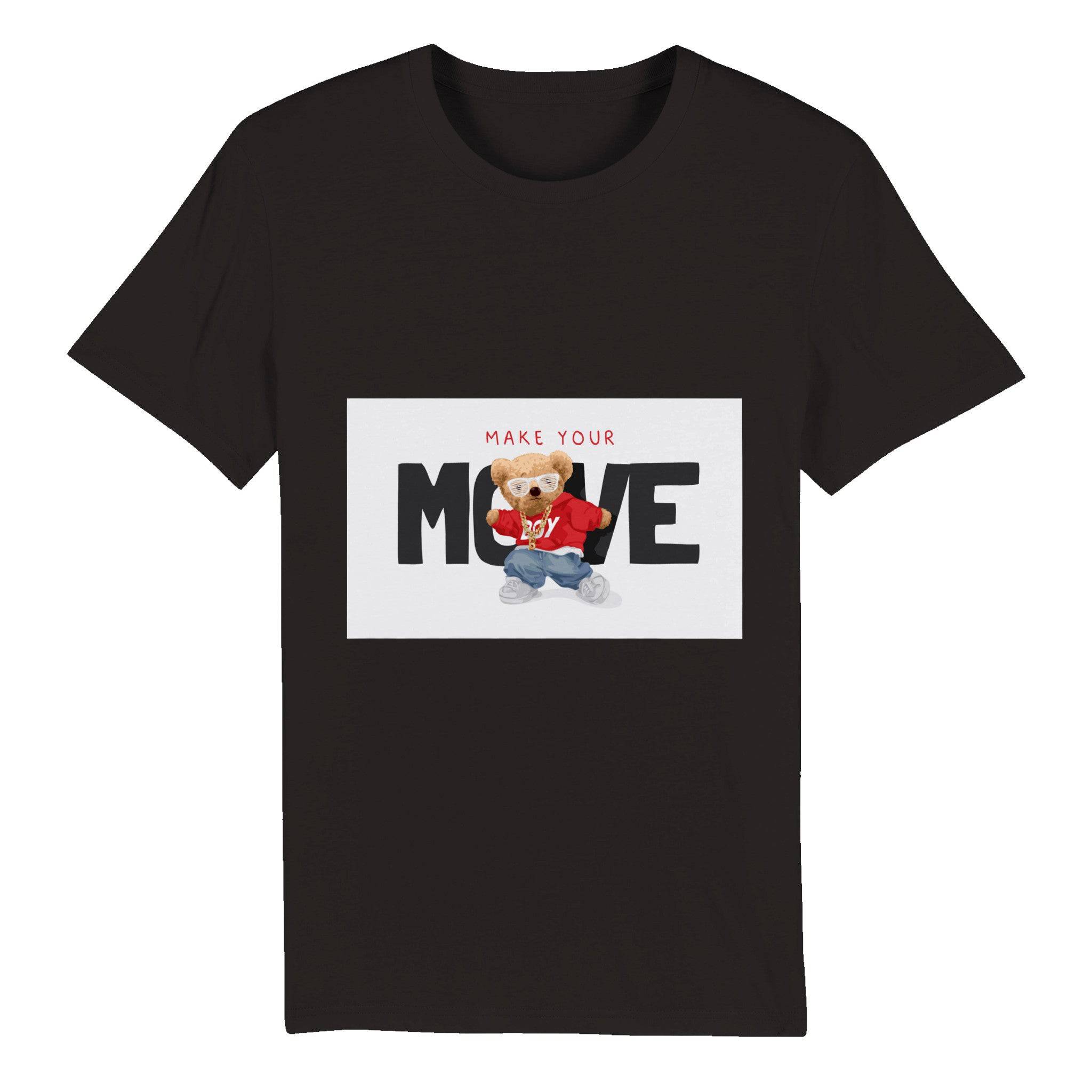 100% Organic Unisex T-shirt/Make-Your-Move - Enet Images