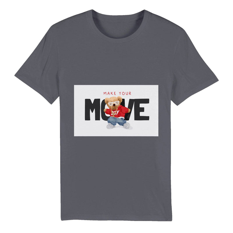 100% Organic Unisex T-shirt/Make-Your-Move - Enet Images