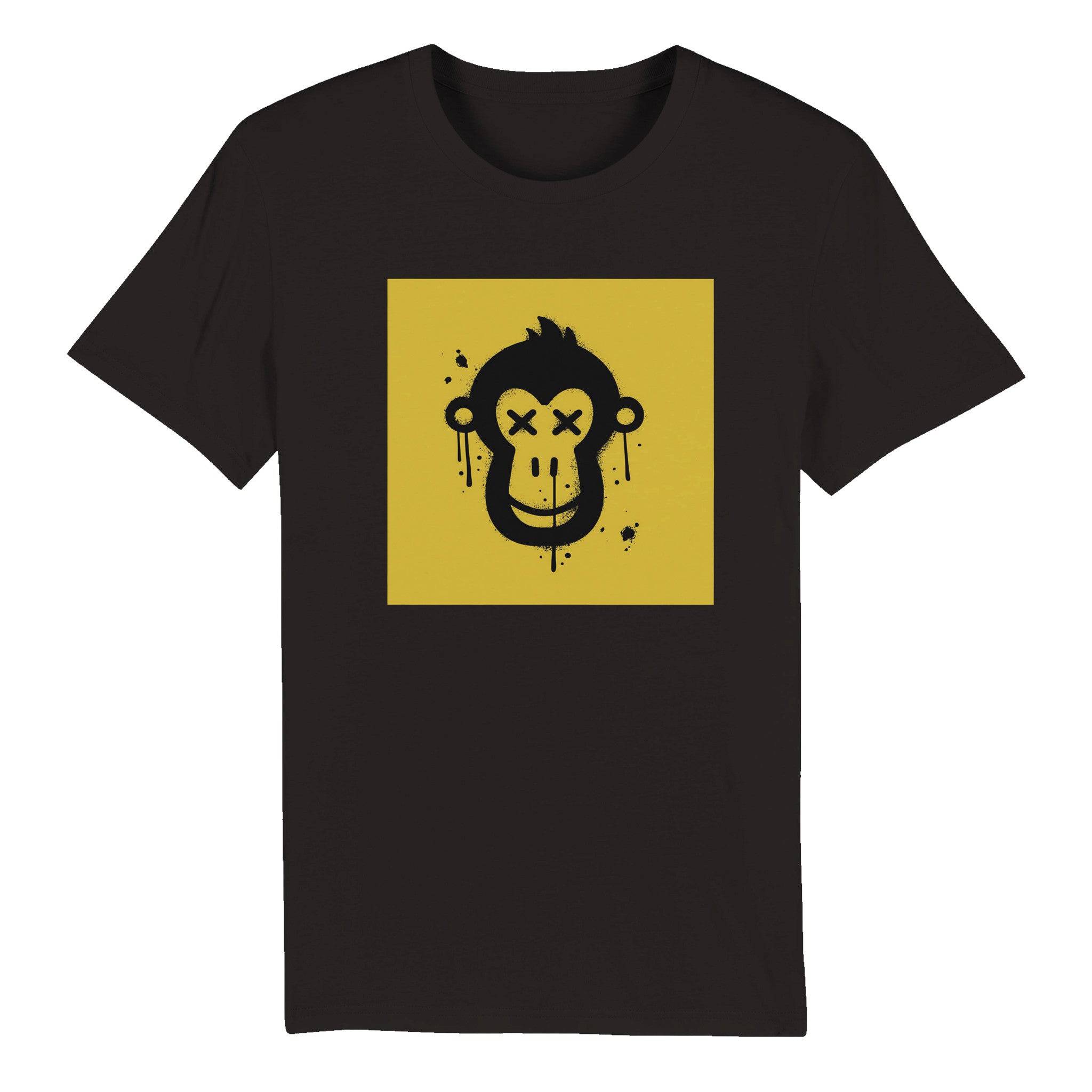 100% Organic Unisex T-shirt/Monkey-X - Enet Images